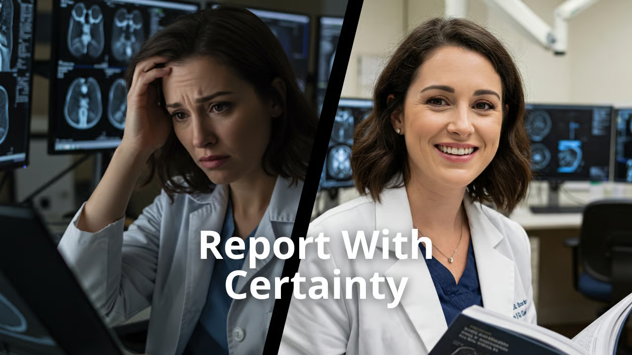From doubt to certainty — Report with Confidence